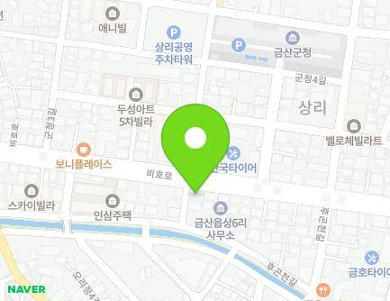 40 Biho-ro, Geumsan-eup, Geumsan-gun, Chungcheongnam-do, Republic of Korea Map