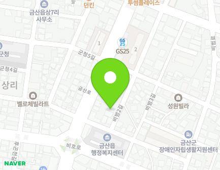 3-1 Bibeom 2-gil, Geumsan-eup, Geumsan-gun, Chungcheongnam-do, Republic of Korea Map