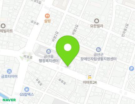 77 Biho-ro, Geumsan-eup, Geumsan-gun, Chungcheongnam-do, Republic of Korea Map