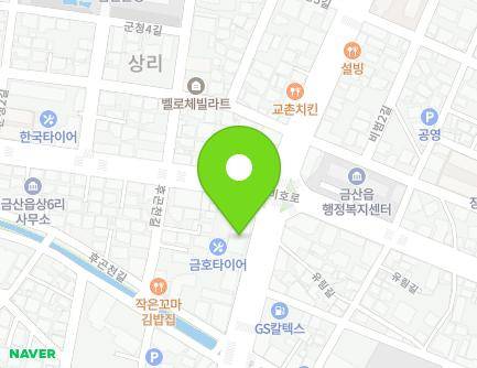 1491 Geumsan-ro, Geumsan-eup, Geumsan-gun, Chungcheongnam-do, Republic of Korea Map