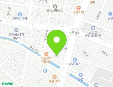 1485 Geumsan-ro, Geumsan-eup, Geumsan-gun, Chungcheongnam-do, Republic of Korea Map