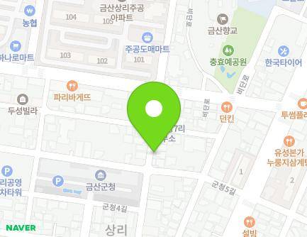 20-1 Guncheong 1-gil, Geumsan-eup, Geumsan-gun, Chungcheongnam-do, Republic of Korea Map