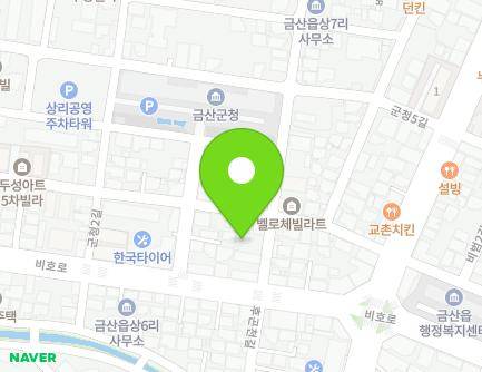 3 Guncheong 1-gil, Geumsan-eup, Geumsan-gun, Chungcheongnam-do, Republic of Korea Map