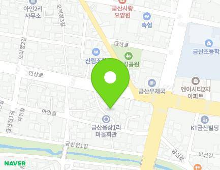 55-6 Ain-gil, Geumsan-eup, Geumsan-gun, Chungcheongnam-do, Republic of Korea Map