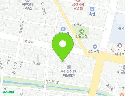 55-7 Ain-gil, Geumsan-eup, Geumsan-gun, Chungcheongnam-do, Republic of Korea Map