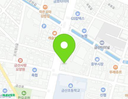 1468 Geumsan-ro, Geumsan-eup, Geumsan-gun, Chungcheongnam-do, Republic of Korea Map