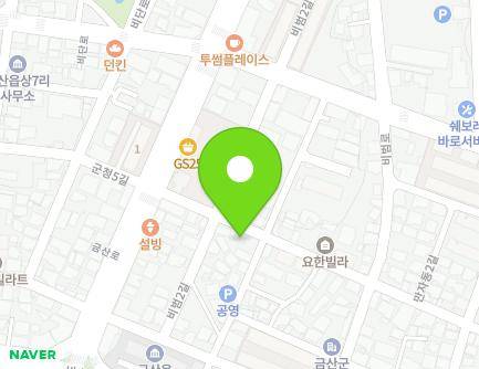 15-1 Bibeom 3-gil, Geumsan-eup, Geumsan-gun, Chungcheongnam-do, Republic of Korea Map