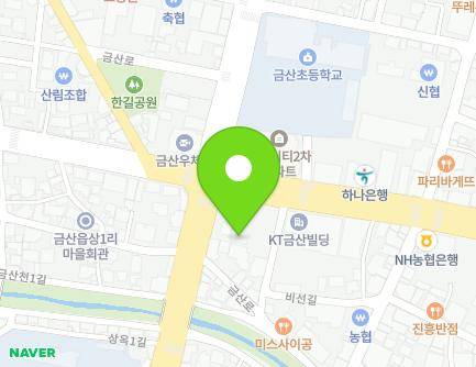 1446 Geumsan-ro, Geumsan-eup, Geumsan-gun, Chungcheongnam-do, Republic of Korea Map