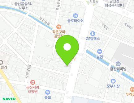 1473 Geumsan-ro, Geumsan-eup, Geumsan-gun, Chungcheongnam-do, Republic of Korea Map