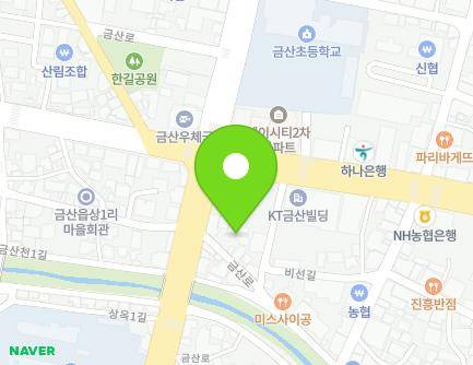 1444-1 Geumsan-ro, Geumsan-eup, Geumsan-gun, Chungcheongnam-do, Republic of Korea Map