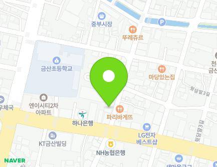 5 Bibeom-ro, Geumsan-eup, Geumsan-gun, Chungcheongnam-do, Republic of Korea Map