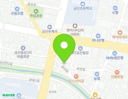 1444-3 Geumsan-ro, Geumsan-eup, Geumsan-gun, Chungcheongnam-do, Republic of Korea Map