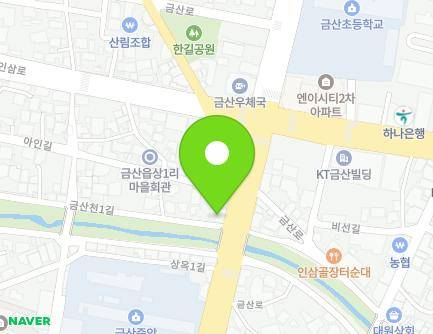 1439 Geumsan-ro, Geumsan-eup, Geumsan-gun, Chungcheongnam-do, Republic of Korea Map