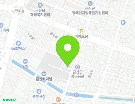 31 Bibeom-ro, Geumsan-eup, Geumsan-gun, Chungcheongnam-do, Republic of Korea Map