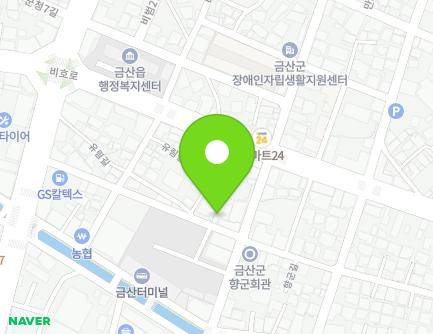 17-1 Hyanggun-gil, Geumsan-eup, Geumsan-gun, Chungcheongnam-do, Republic of Korea Map