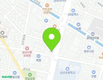 1467 Geumsan-ro, Geumsan-eup, Geumsan-gun, Chungcheongnam-do, Republic of Korea Map