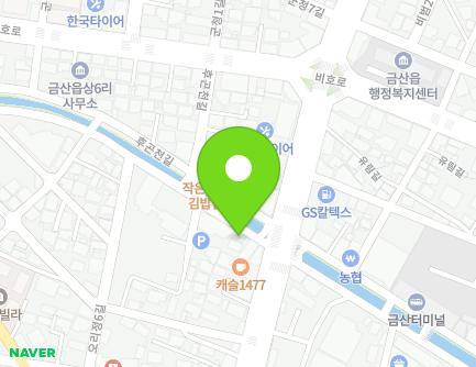 60-1 Hugoncheon-gil, Geumsan-eup, Geumsan-gun, Chungcheongnam-do, Republic of Korea Map