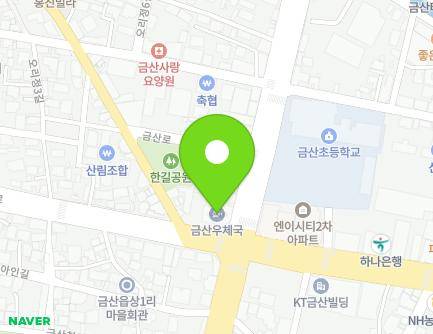 59 Insam-ro, Geumsan-eup, Geumsan-gun, Chungcheongnam-do, Republic of Korea Map