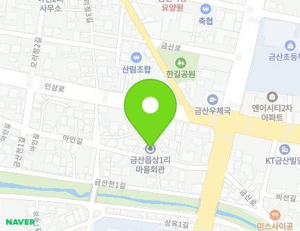 53 Ain-gil, Geumsan-eup, Geumsan-gun, Chungcheongnam-do, Republic of Korea Map