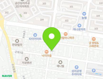 22 Guncheong 3-gil, Geumsan-eup, Geumsan-gun, Chungcheongnam-do, Republic of Korea Map