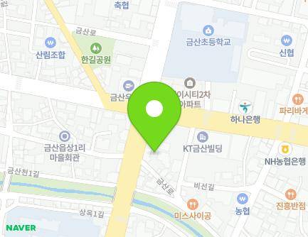 1444 Geumsan-ro, Geumsan-eup, Geumsan-gun, Chungcheongnam-do, Republic of Korea Map