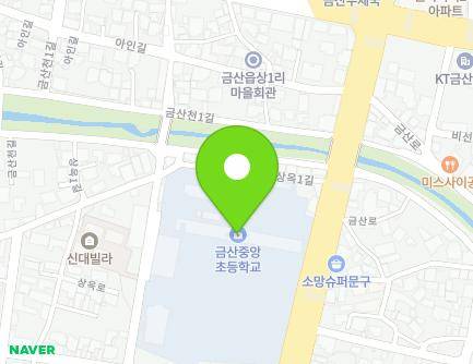 1427 Geumsan-ro, Geumsan-eup, Geumsan-gun, Chungcheongnam-do, Republic of Korea Map