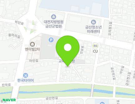 16 Ain-gil, Geumsan-eup, Geumsan-gun, Chungcheongnam-do, Republic of Korea Map