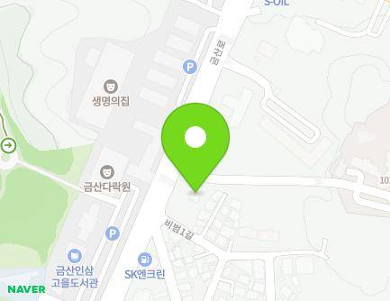 1552 Geumsan-ro, Geumsan-eup, Geumsan-gun, Chungcheongnam-do, Republic of Korea Map