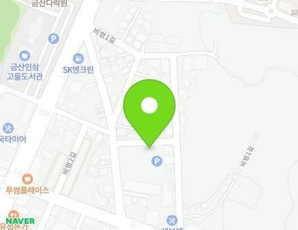 86-6 Bibeom-ro, Geumsan-eup, Geumsan-gun, Chungcheongnam-do, Republic of Korea Map