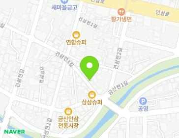 25-1 Geonsamjeon 3-gil, Geumsan-eup, Geumsan-gun, Chungcheongnam-do, Republic of Korea 25-1 Geonsamjeon 3-gil, Geumsan-eup, Geumsan-gun, Chungcheongnam-do, Republic of Korea Map