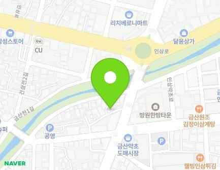 149-2 Bidan-ro, Geumsan-eup, Geumsan-gun, Chungcheongnam-do, Republic of Korea Map