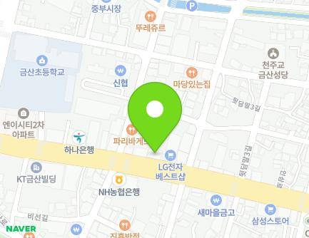 85 Insam-ro, Geumsan-eup, Geumsan-gun, Chungcheongnam-do, Republic of Korea Map