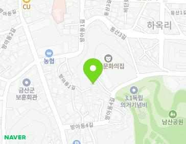 21-6 Bangadong 1-gil, Geumsan-eup, Geumsan-gun, Chungcheongnam-do, Republic of Korea 21-6 Bangadong 1-gil, Geumsan-eup, Geumsan-gun, Chungcheongnam-do, Republic of Korea Map