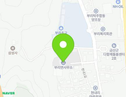 37 Hyeonnae 1-gil, Buri-myeon, Geumsan-gun, Chungcheongnam-do, Republic of Korea