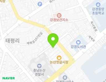 10-14 Gyebaek-ro 153beon-gil, Ganggyeong-eup, Nonsan-si, Chungcheongnam-do, Republic of Korea 10-14 Gyebaek-ro 153beon-gil, Ganggyeong-eup, Nonsan-si, Chungcheongnam-do, Republic of Korea Map