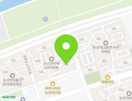 9-14 Daehwa-ro 133beon-gil, Nonsan-si, Chungcheongnam-do, Republic of Korea Map