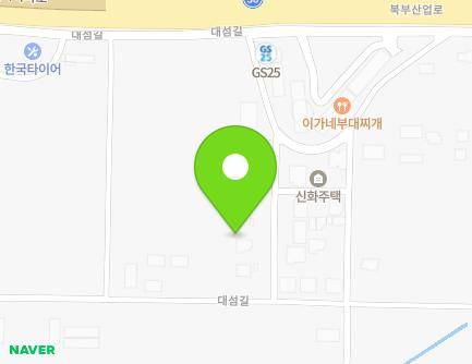 38-18 Daeseom-gil, Songak-eup, Dangjin-si, Chungcheongnam-do, Republic of Korea Map