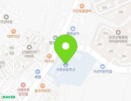 28-1 Geosan3geori-gil, Sinpyeong-myeon, Dangjin-si, Chungcheongnam-do, Republic of Korea Map