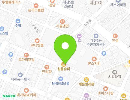 28 Daecheon-ro, Boryeong-si, Chungcheongnam-do, Republic of Korea Map