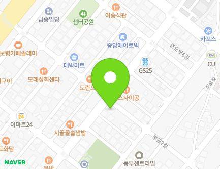 21-17 Keunorat 7-gil, Boryeong-si, Chungcheongnam-do, Republic of Korea Map