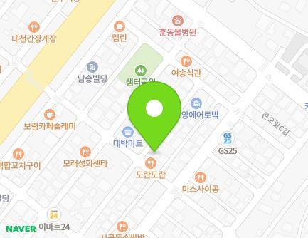 60 Keunorat 4-gil, Boryeong-si, Chungcheongnam-do, Republic of Korea Map