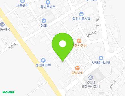 107 Jangteojungang-gil, Ungcheon-eup, Boryeong-si, Chungcheongnam-do, Republic of Korea Map