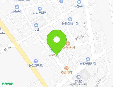 112 Jangteojungang-gil, Ungcheon-eup, Boryeong-si, Chungcheongnam-do, Republic of Korea Map