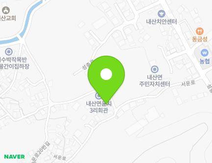 1 Seoun-ro 20beon-gil, Naesan-myeon, Buyeo-gun, Chungcheongnam-do, Republic of Korea Map