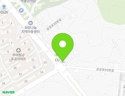 43 Geumseong-ro, Buyeo-eup, Buyeo-gun, Chungcheongnam-do, Republic of Korea Map