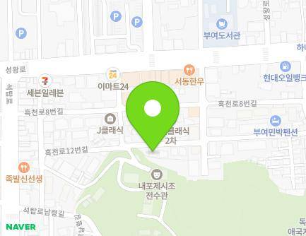 23 Heukcheon-ro 12beon-gil, Buyeo-eup, Buyeo-gun, Chungcheongnam-do, Republic of Korea Map