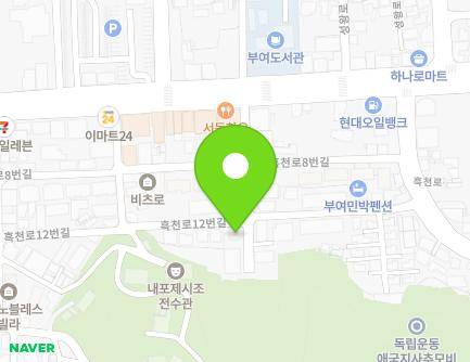 15-2 Heukcheon-ro 12beon-gil, Buyeo-eup, Buyeo-gun, Chungcheongnam-do, Republic of Korea Map