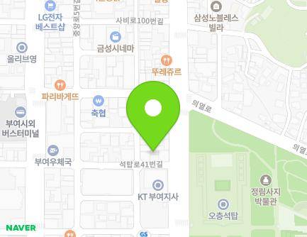 4 Seoktap-ro 41beon-gil, Buyeo-eup, Buyeo-gun, Chungcheongnam-do, Republic of Korea Map