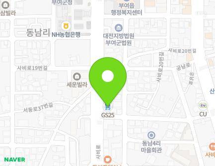 1 Sabi-ro 12beon-gil, Buyeo-eup, Buyeo-gun, Chungcheongnam-do, Republic of Korea Map