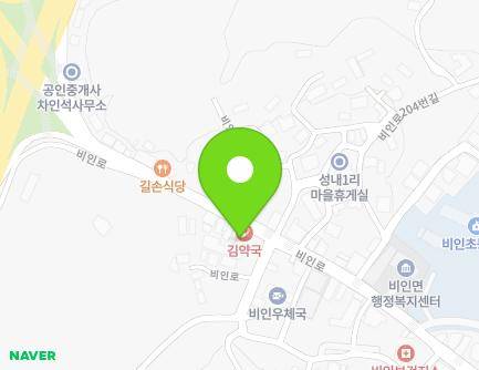 207-3 Biin-ro, Biin-myeon, Seocheon-gun, Chungcheongnam-do, Republic of Korea Map